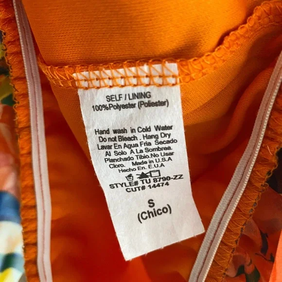 West Kei multicolored blouse, size small, great condition. Lining. - Picture 12 of 12